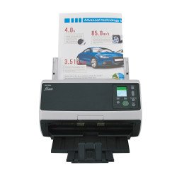 Escáner Fujitsu fi-8190, 90 ppm/180 imp, 24 bits, 600 DPI, USB, duplex, ADF, ethernet (red)